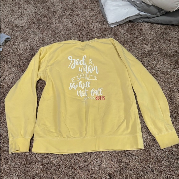 Yellow Christian Sweater - Picture 2 of 4